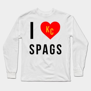 I love Spags Kansas City Chiefs Superbowl Champions Long Sleeve T-Shirt